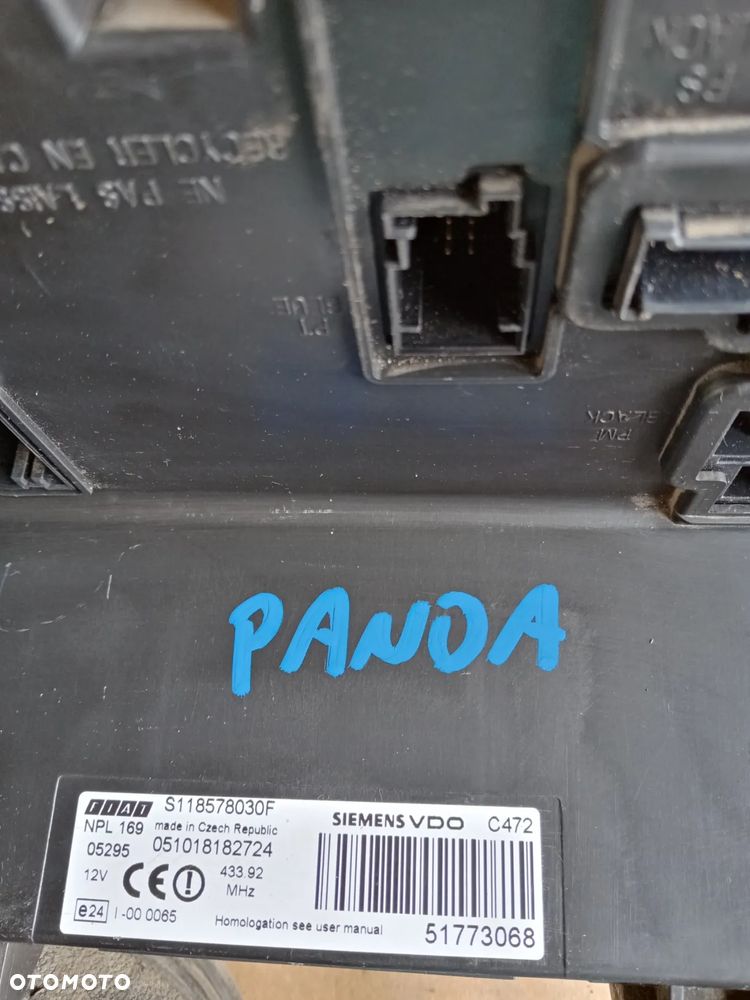 Moduł skrzynka Sterownik BSI komfortu Fiat Panda II S118578030F 51773068 - 4