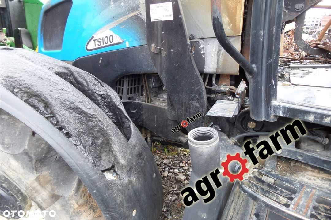 New Holland TS100A TSA 110 silnik most skrzynia zwolnica piasta zębatka głowica dyferencjał blok wał - 4