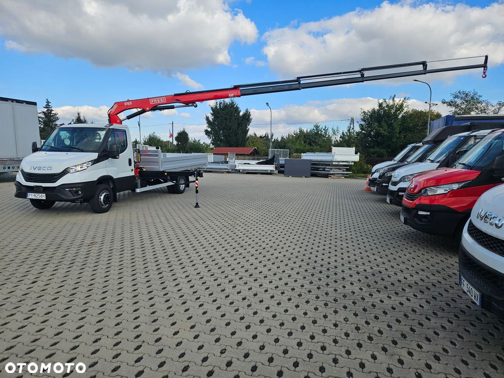 Iveco 70c 72c18 skrzynia wywrotka, żuraw HDS - 3