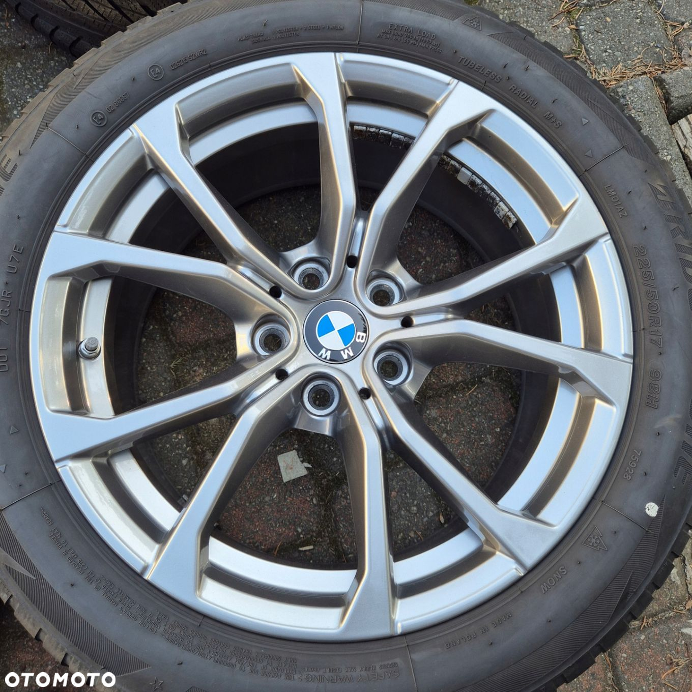 ZIMA FELGI KOŁA 17 BMW 3 G20 G21 4 G22 G23 G26 225/50 R17 GRAFITOWE - 4