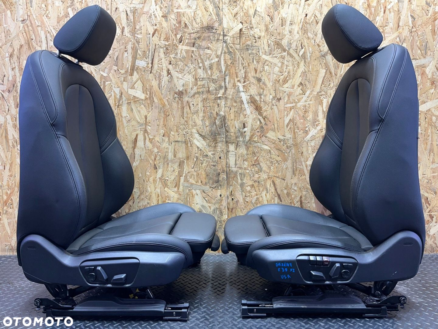 FOTELE KANAPA BOCZKI BMW X2 F39 SPORT CZARNA SKÓRA ELEKTRYCZNE GRZANE EU - 15