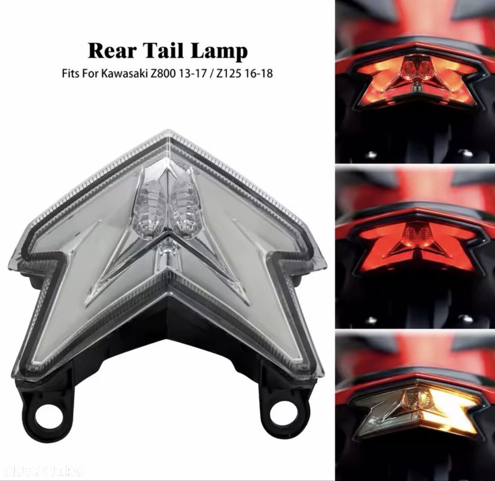 Stop Lampa Spate Led Stop Frana Semnalizare Semnal Kawasaki ZX6R Z800 2013-2016 Z125 2013-22 - 1