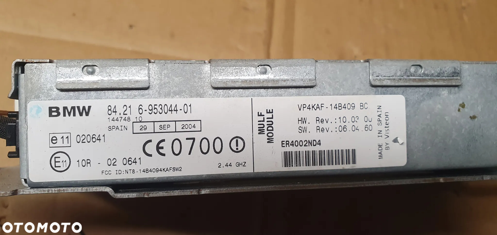 Moduł sterownik bluetooth BMW 6 E63 6953044 - 6