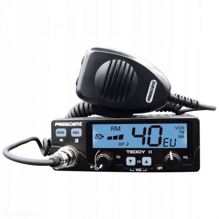 PRESIDENT TEDDY II ASC AM/FM VOX RADIO CB 7 KOLOR - 4