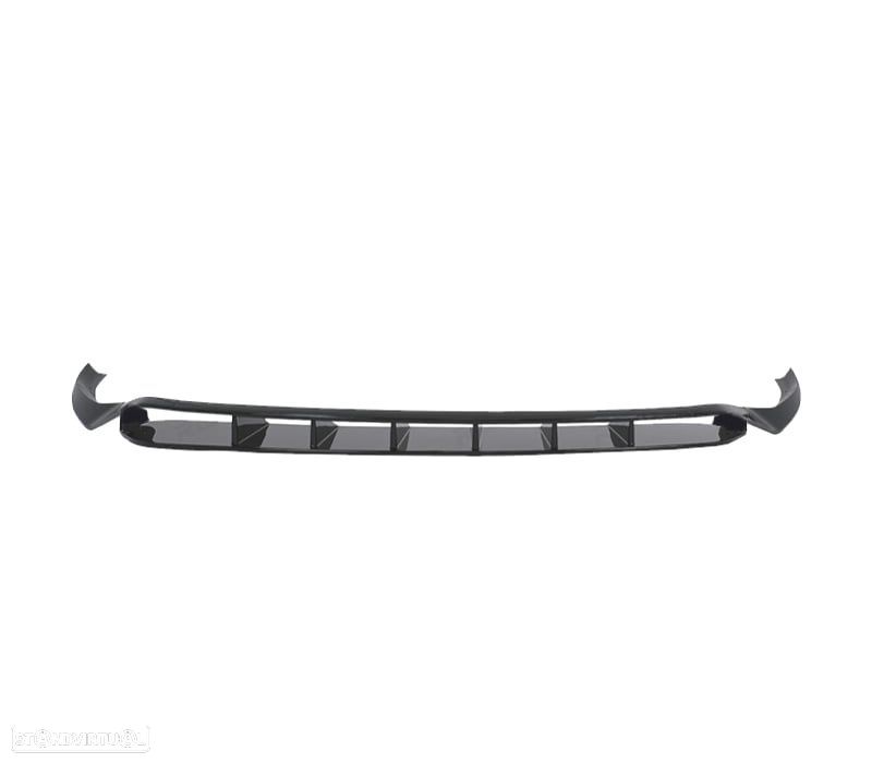 SPOILER LIP AUDI SQ8 18-24 PRETO BRILHANTE LOOK S LINE - 2