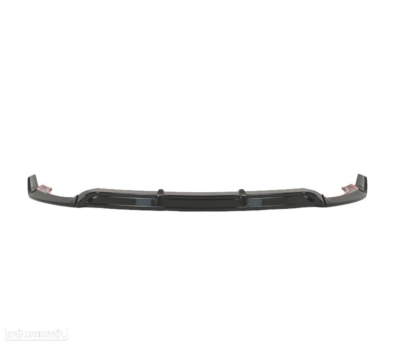 SPOILER FRONTAL MERCEDES CLASE E W213 16-20 LOOK SPORT PRETO BRILHANTE - 5