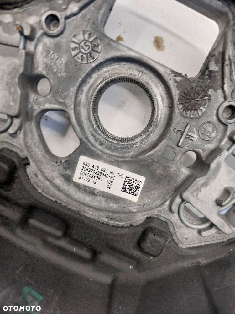 skoda fabia iii 3 14r> kierownica skóra multifunkcja 5e0419091ah - 5