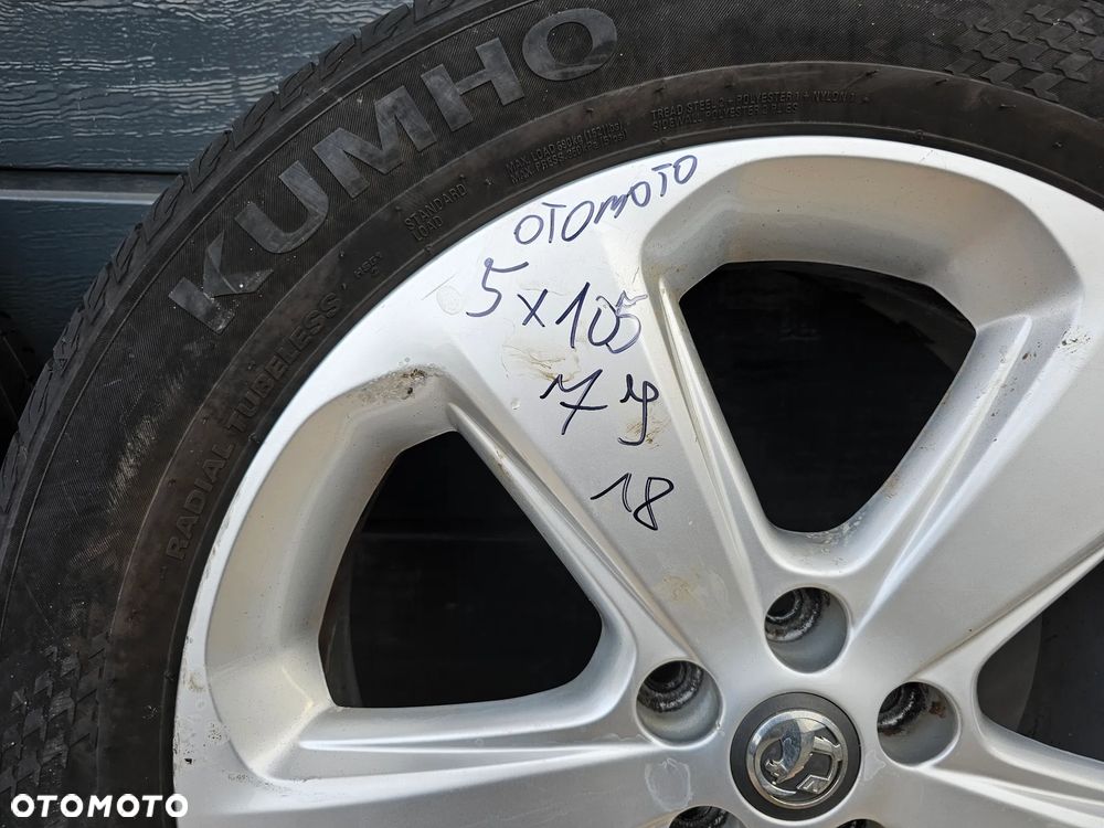 FELGI ALUMINIOWE KOŁA OPEL ASTRA J MOKKA 5x105 7J ET38 215/55/R18 - 10