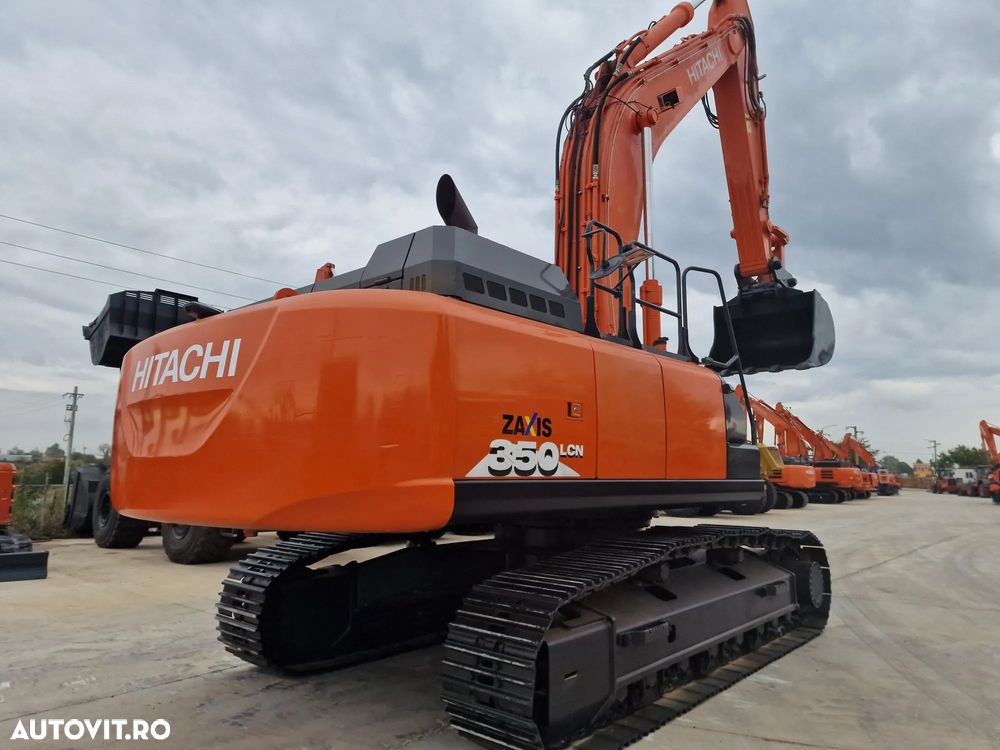 Hitachi ZX350LCN-6, 2018, 8.929h, INGUST 2,99m, CUPLA RAPIDA, cupa 2mc, ad sapare 8m, 2 inst hidr pe brate, ridica 20t, 3 camere, Masa operationala 36,5t, motor Isuzu 283CP, 3 pompe hidr,posibilitate leasing 3 ani, STARE FOARTE BUNA, PROMOTIE 99.000 EUR+tva - 1