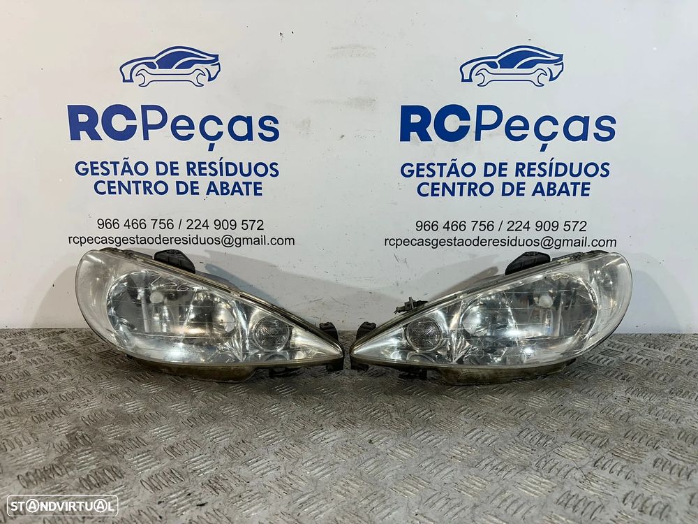 .Otica Oticas Farol Direita Esquerda Peugeot 206 Original - 1
