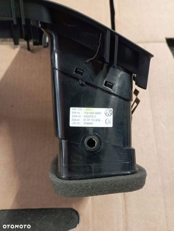 VW SHARAN II 2 KRATKI NAWIEWU KOMPLET 7N0819704D 7N0858069D 7N0819703D - 6