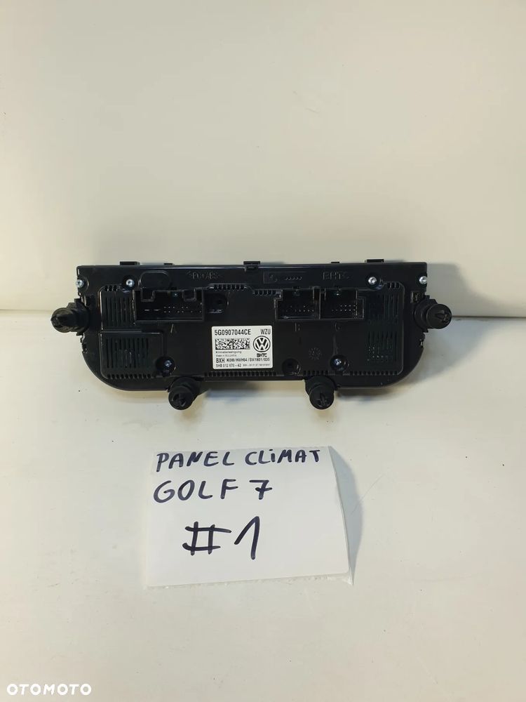 Panel sterownia  Klimatyzacji Nawiewu Climatronic VW Golf VII 7 5G0907044CE NOWY! IDEALNY! - 4
