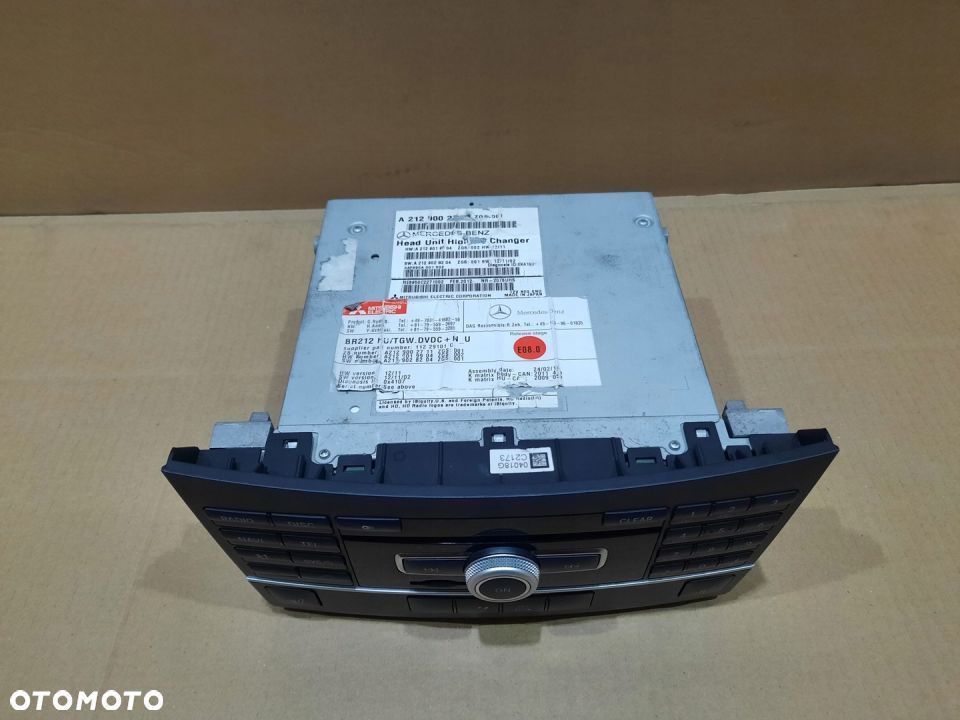 MERCEDES W212 RADIO NAVIGACJA KARTA SD MODEL 10-12 - 2