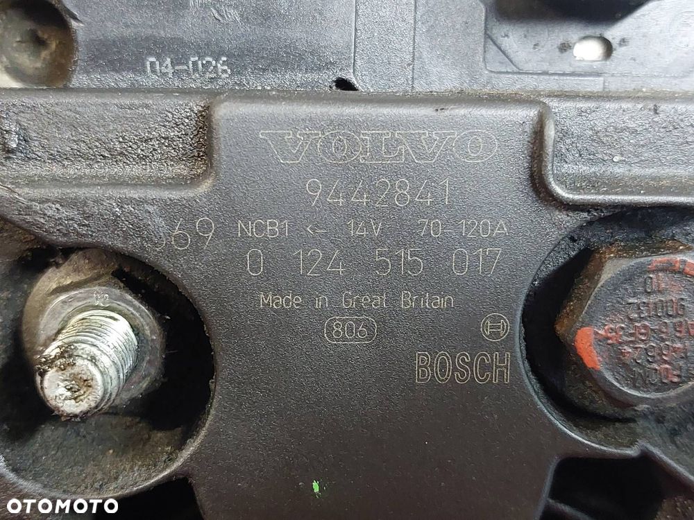 ALTERNATOR VOLVO S80 I  2.8 T6 9442841 ID: 237452 - 5