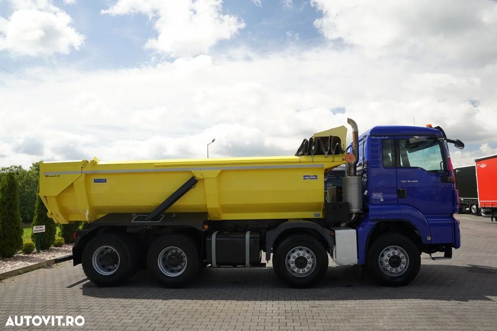 MAN TGS 35.460 / 8x4 / REAR TIPPER / HYDRAULIC FLAP / NAVI / AUTOMATIC - 15