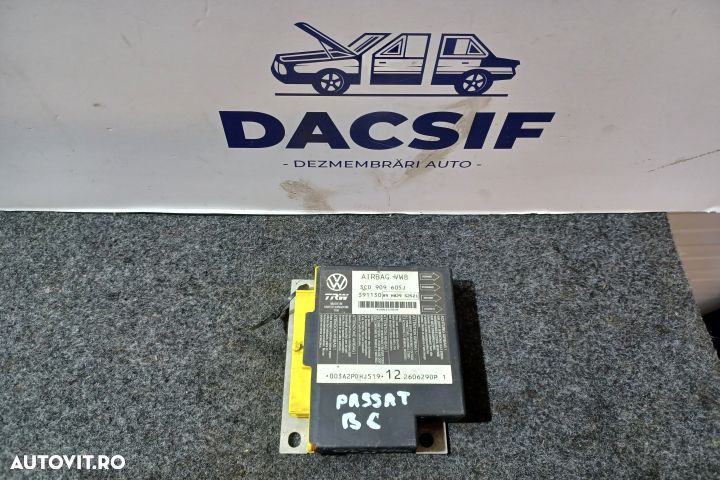 Calculator airbag 3C0909605J Volkswagen VW Passat B6 [2005 - 2010] Se - 1