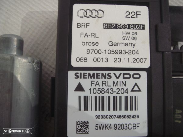 Motor De Elevador Fr Dta Audi A4 (8Ec, B7) - 3