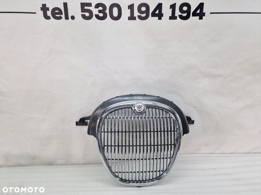JAGUAR S-TYPE 03- ATRAPA / GRILL PRZEDNI PRZÓD , NR 4R83-8A133 , NR AUKCJI GL752 - 1