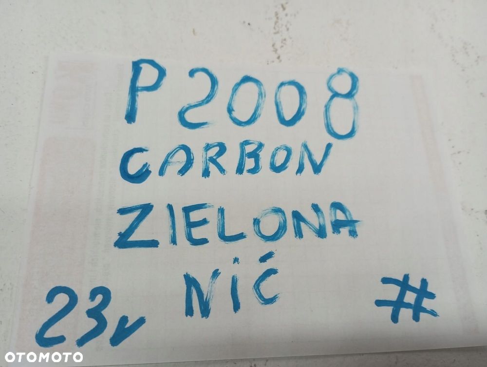 Konsola deska PULPIT PEUGEOT 2008 CARBON 23R ZIELONA NIĆ - 6