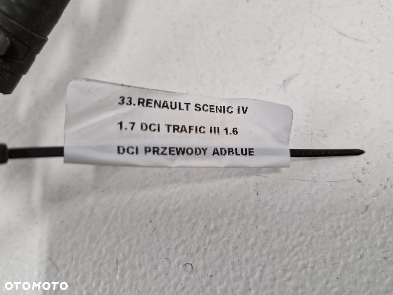 SCENIC 4 IV 1.7 DCI PRZEWODY WĘŻE RURKI PALIWA ADBLUE 204764884R 204761028R - 5