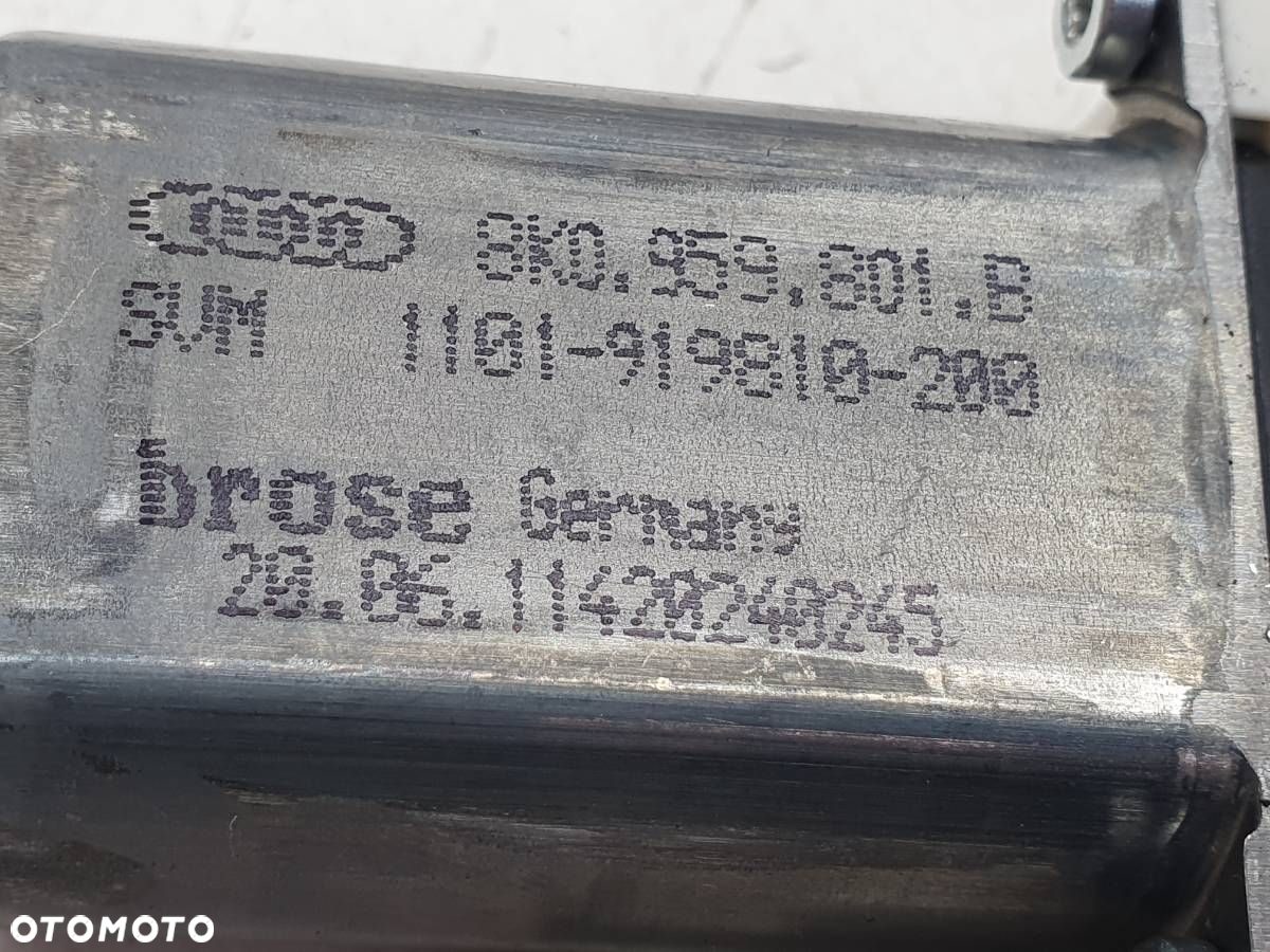 PODNOŚNIK SZYBY PRZÓD  PRZEDNI LEWY AUDI Q5 8R 8R0837461G 8K0959801B - 8