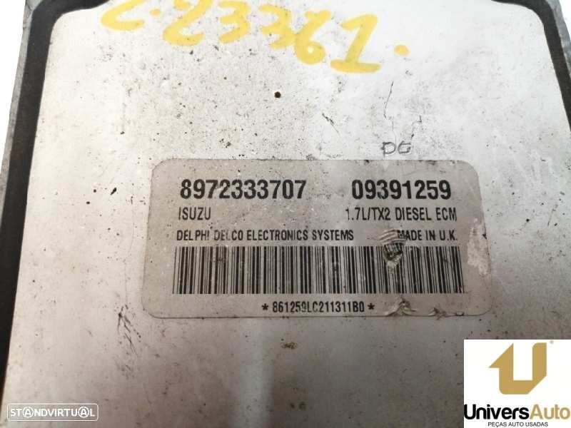 CENTRALINA MOTOR UCE OPEL CORSA C 2002 -09391259 - 4