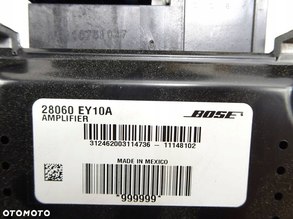 subwoofer głośniki wzmacniacz kpl. nissan qashqai j10 28060ey10a - 11
