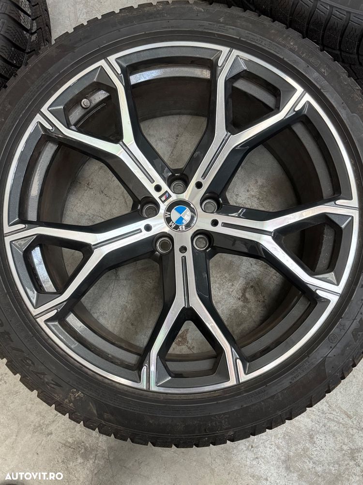 Vând jante originale BMW X5-X6 G05-G06 pe 21” cu anvelope de iarnă - 3