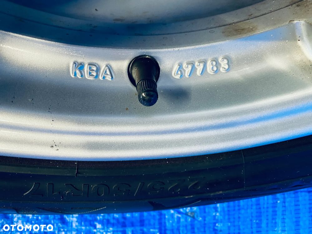 KOŁA KOŁO 17 FELGA ALUMINIOWE ALUSY FELGA 17" x 7J  5X120 ; 67,1mm ET41 KOMPLET ; OPONY ZIMA ZIMOWE ; OPEL INSIGNIA A ; DEZENT ORYGINAŁ - 12