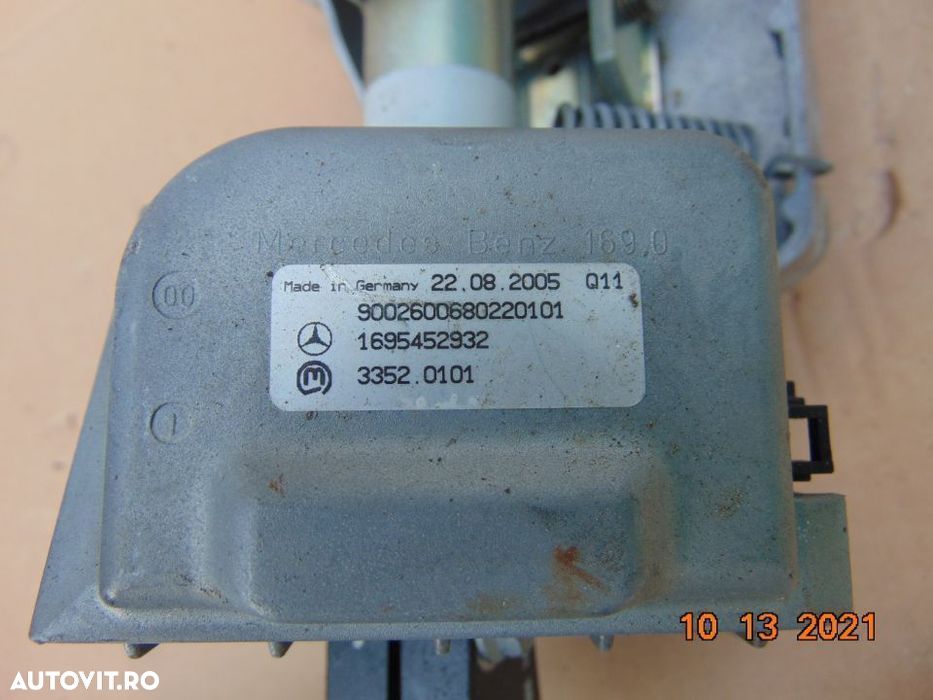 Blocator volan mercedes a class w169 w245 contact cu cheie dezmembrez - 1