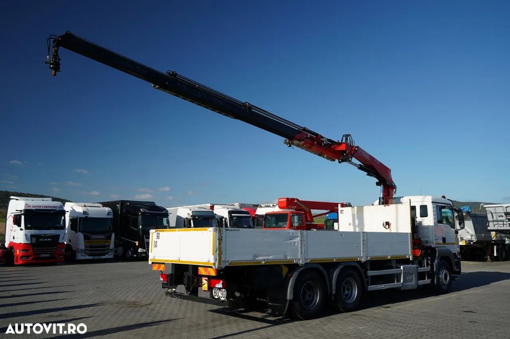 MAN TGS 26.420 / 6x4 / LIVRARE - 6,7 M / HDS FASSI F175A / EURO 6 / 2019 / RADIOCOMANDĂ / ROTATOARE - 5