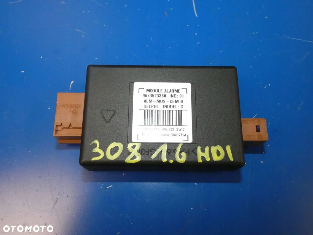 PEUGEOT 308 II T9 508 MODUL STEROWNIK ALARMU - 1