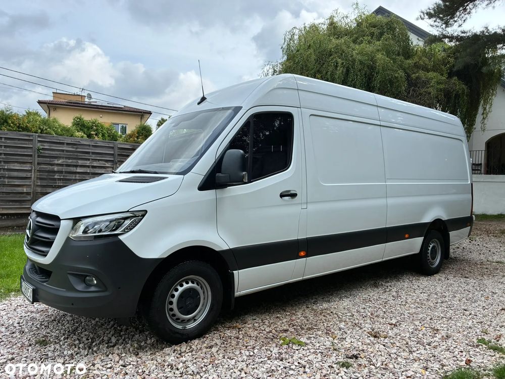 Mercedes-Benz Sprinter 317 Maxi Zabudowa Warsztatowa Najazd Składany Pneumatyka 170KM SALON PL Lampy LED Model 2023 - 1