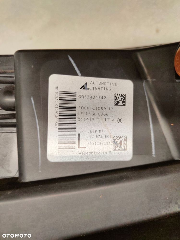 jeep compass ii zw komplet lamp przednich p55112818ac, p55112819ac - 8
