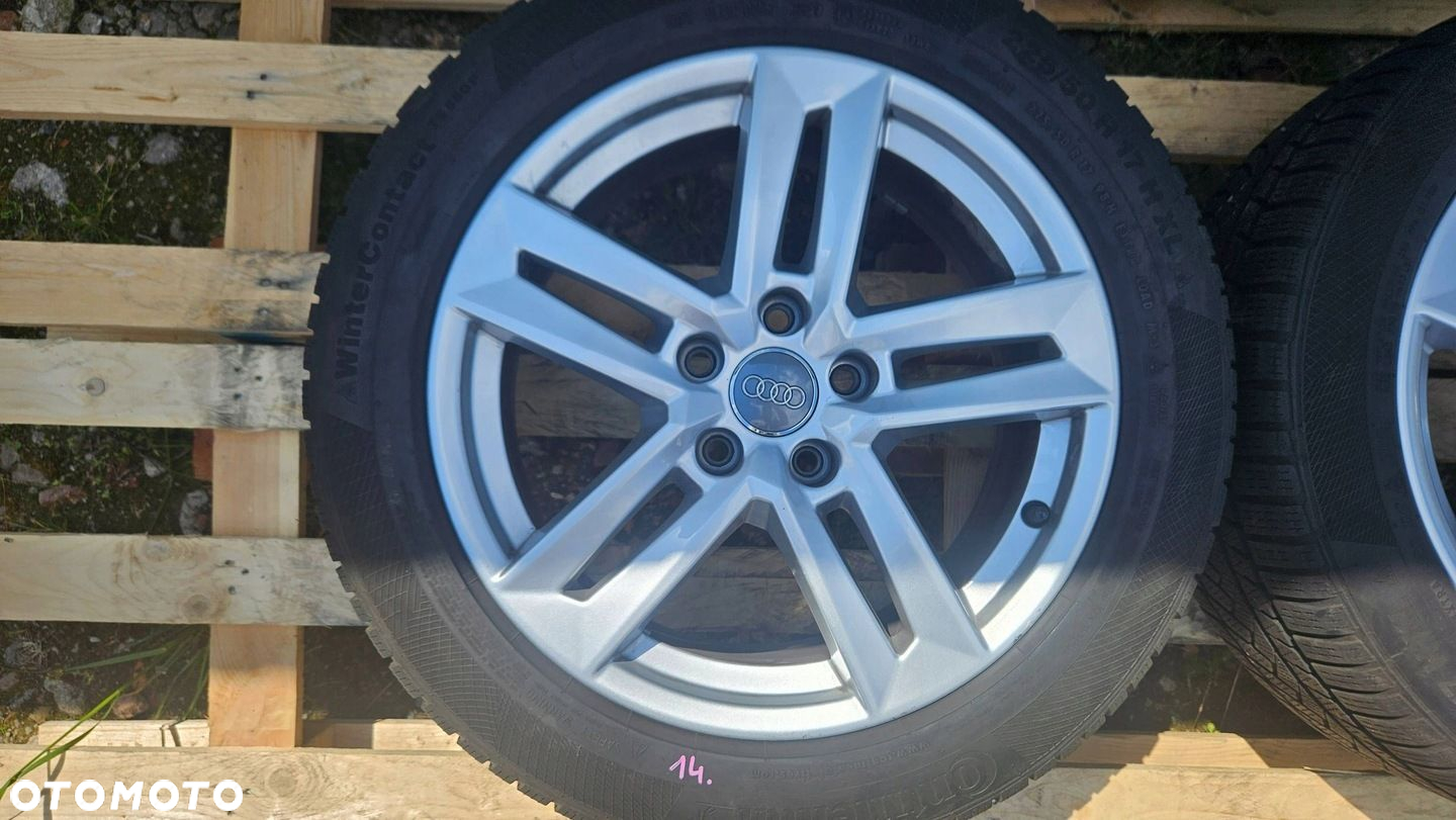 FELGI AUDI A4 B9 8W0601025P 17" 7J ET42 OPONY 225/50/17 2021 rok 6MM - 4