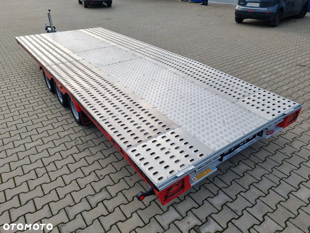 TA-NO Scorpio 55 PREMIUM laweta 3 osiowa 5.5m 3500kg DMC najazdy niski załadunek - 10