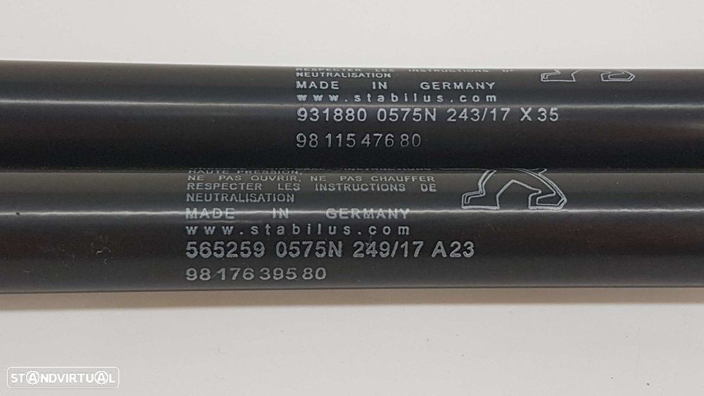 AMORTECEDORES DA MALA PEUGEOT 3008 ALLURE - 2