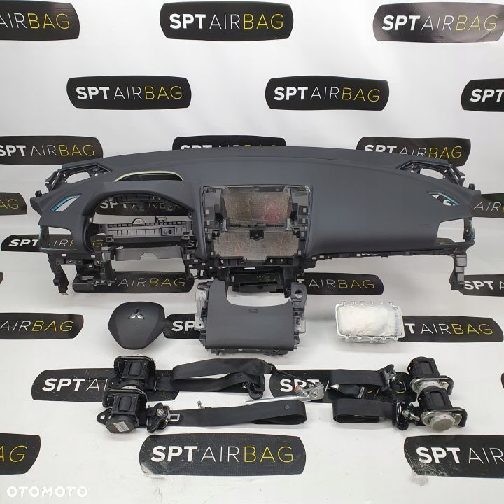 MITSUBISHI ECLIPSE CROSS DESKA ROZDZIELCZA KONSOLA KOKPIT PULPIT PODUSZKI AIRBAG AIR BAG PASY KIT SET - 1