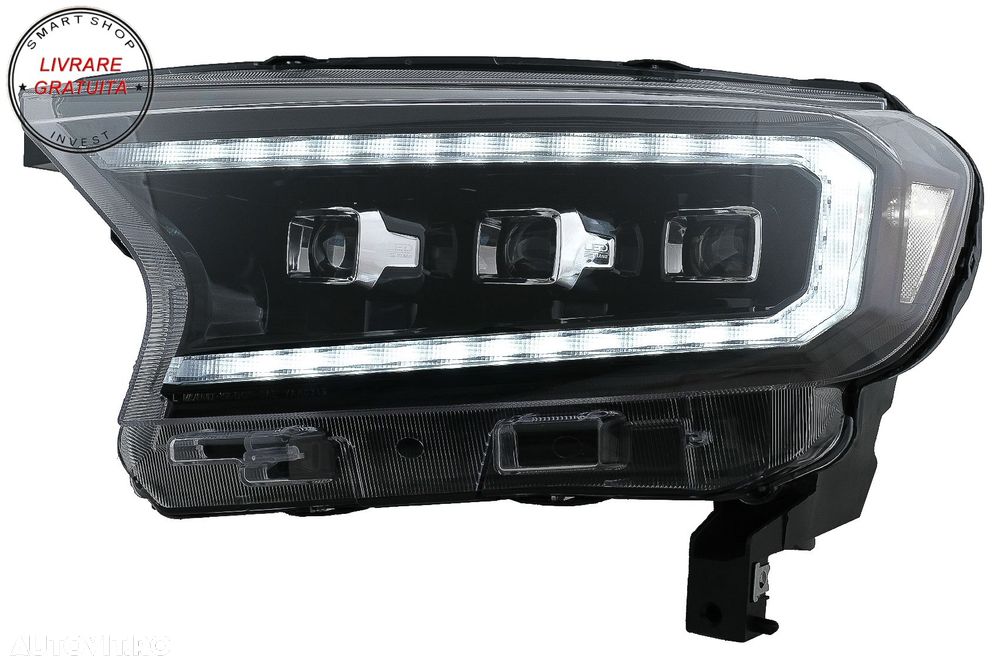 Faruri LED Light Bar Dynamic Start-up Display Ford Ranger Raptor (2015-2020) LHD N- livrare gratuita - 2