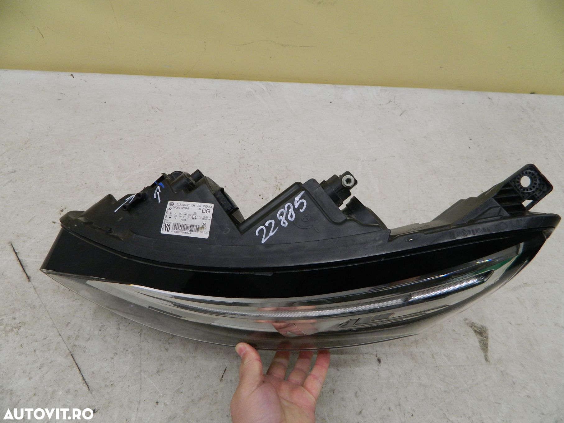 Far stanga LED Renault Scenic, 2016, 2017, 2018, 2019, 2020, cod origine 260607230R. - 9