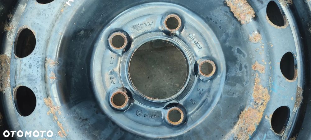 FELGA STALOWA 5x114,3 5.5Jx15 CALI ET47 HYUNDAI KIA 1 SZTUKA - 2