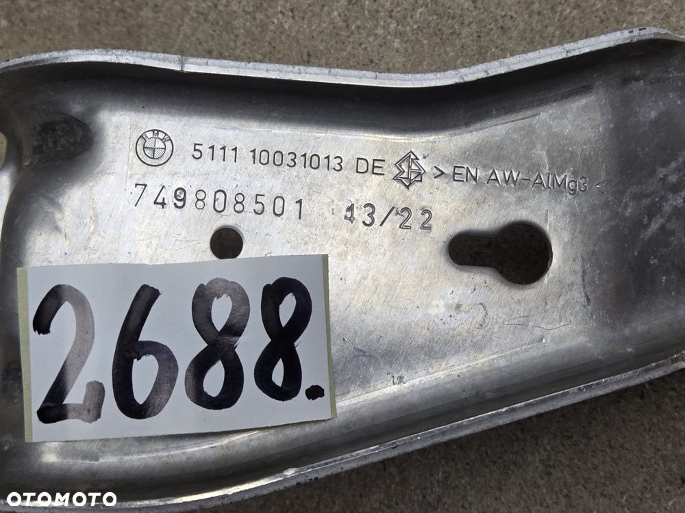 WZMOCNIENIE ZDERZAKA PRZÓD STRONA PRAWA BMW X1 F48 F49 749808501 - 7