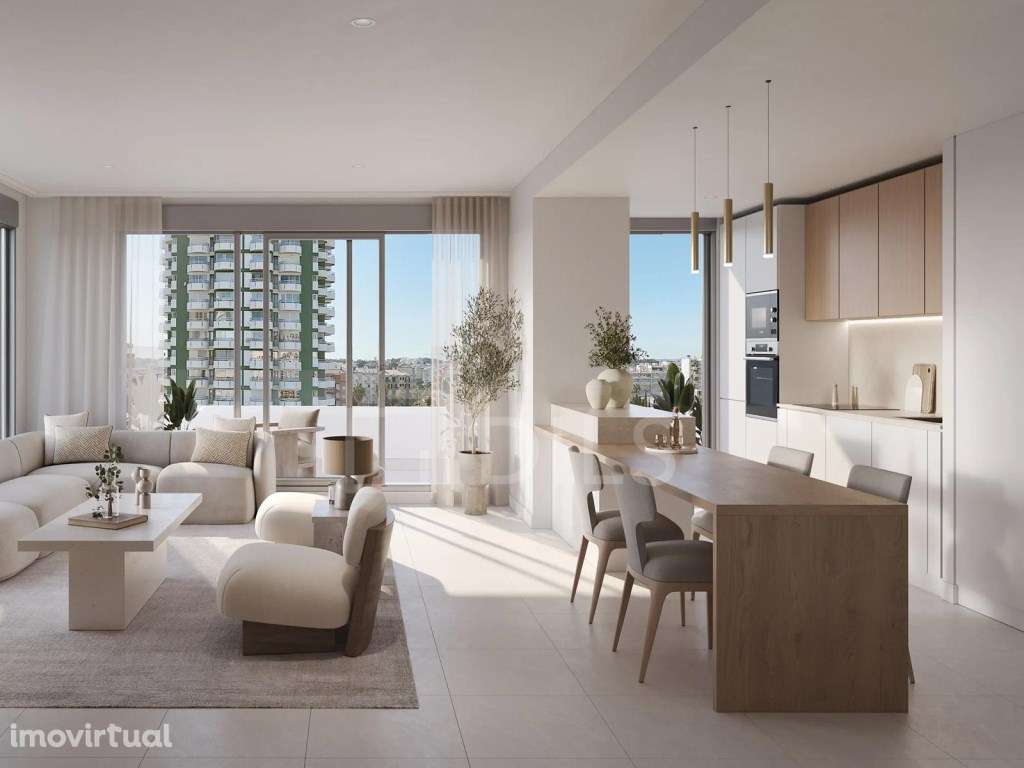 Apartamento T4 com estacionamento em novo empreendimento na Praia d... - Grande imagem: 3/46