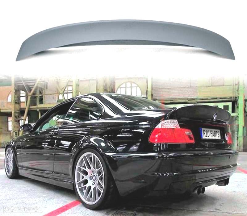 AILERON SPOILER TRASEIRO MALA LOOK CSL BMW E46 COUPE - 1