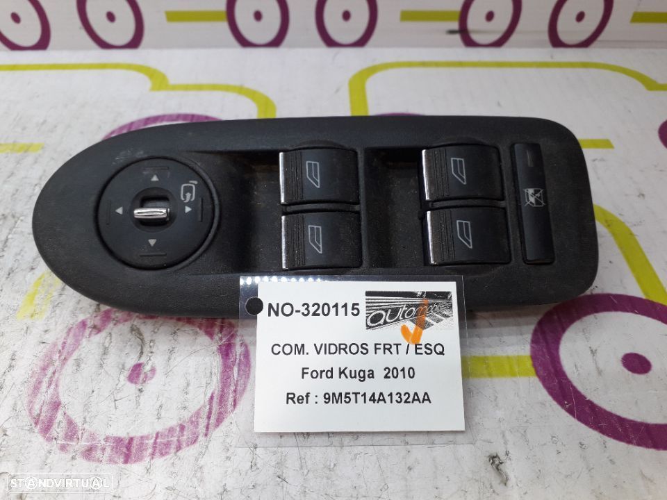 Comando de Vidros Frt / Esq Ford Kuga de 2010 - Ref : 9M5T14A132AA - NO320115 - 1