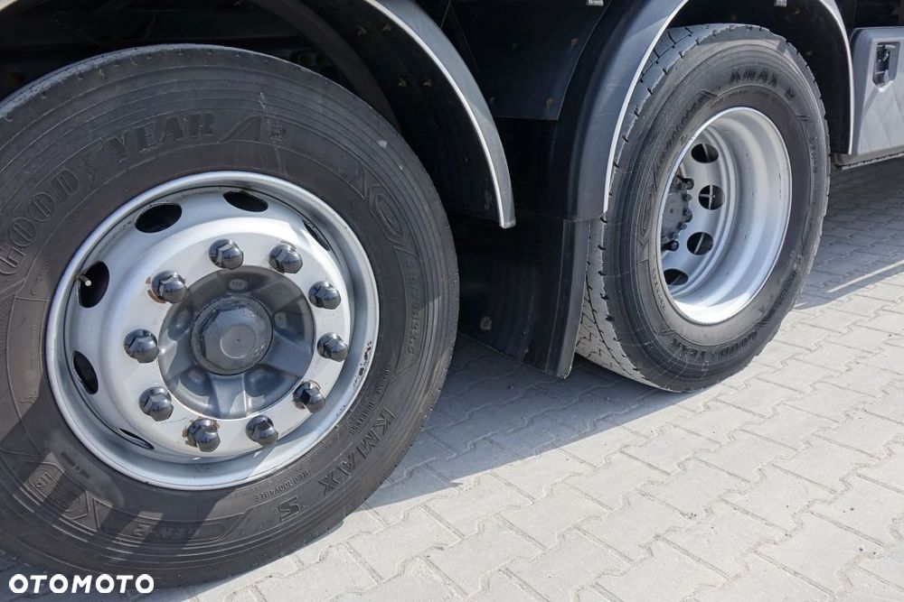 Renault D26 WIDE 6x2 / FIRANKA / EURO6 / AUTOMAT / NOWE PLANDEKI / OŚ PODNOSZONA I SKRĘTNA / WINDA ZAŁADUNKOWA - 19