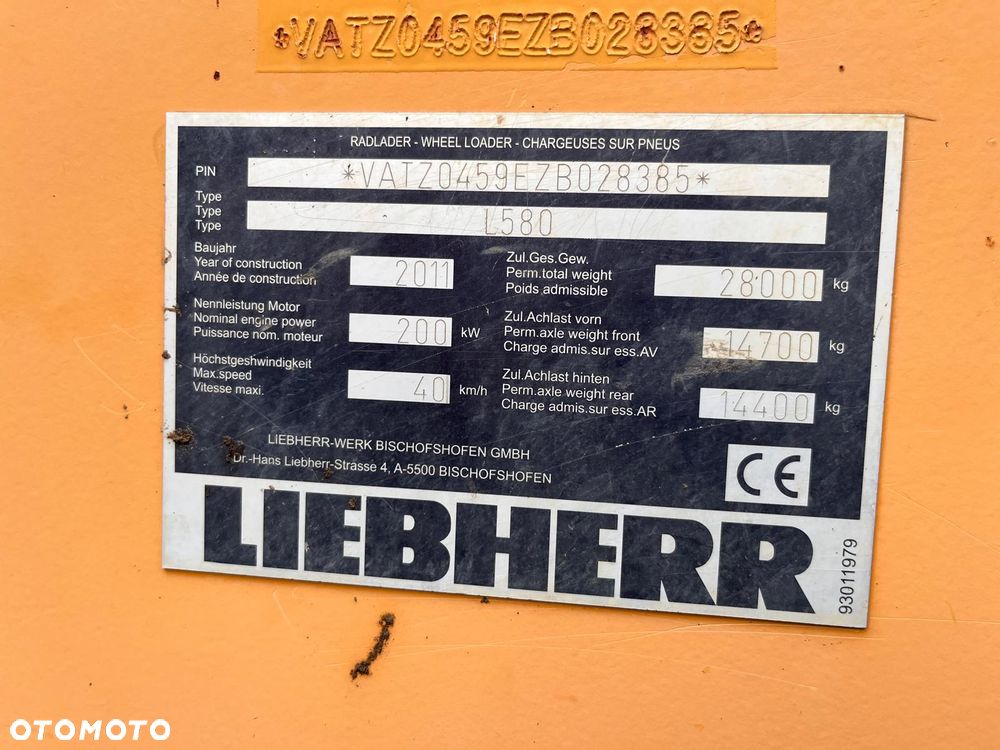 Liebherr L580 - 6