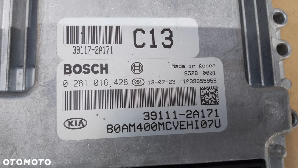 KIA SOUL 1.6crdi STEROWNIK KOMPUTER SILNIKA 39117-2A171 - 7