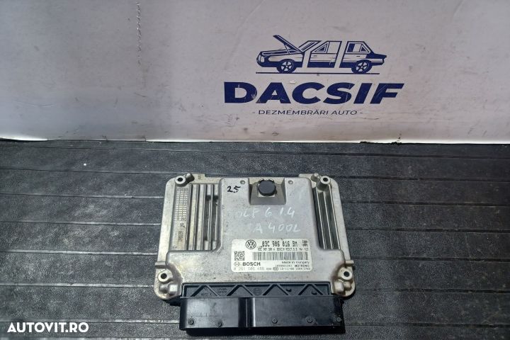 Calculator motor ECU 03C906016BM 0261S06488 - 1.9 CAX 03C906016BM 026 - 1