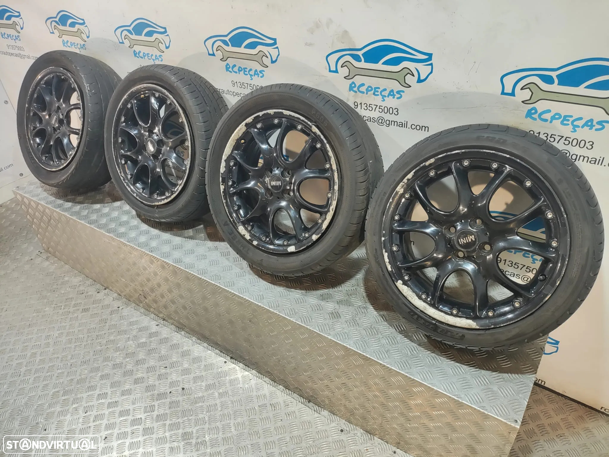Jantes 17 Ronal Originais Mini Cooper S Double Spoke 7J ET48 4x100 Bi partidas - 11